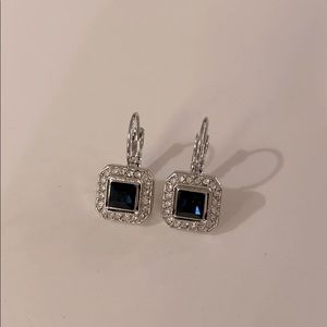 Chloe + Isabel Crystal Square Drop Earrings